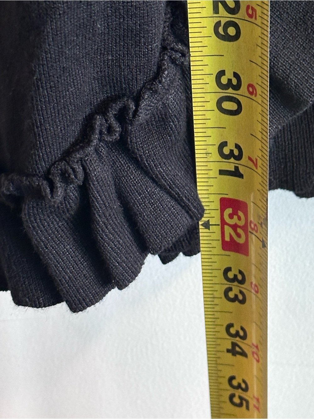 Style & Co. Black Ruffle-Trim Open-Front Cardigan - Picture 7 of 7